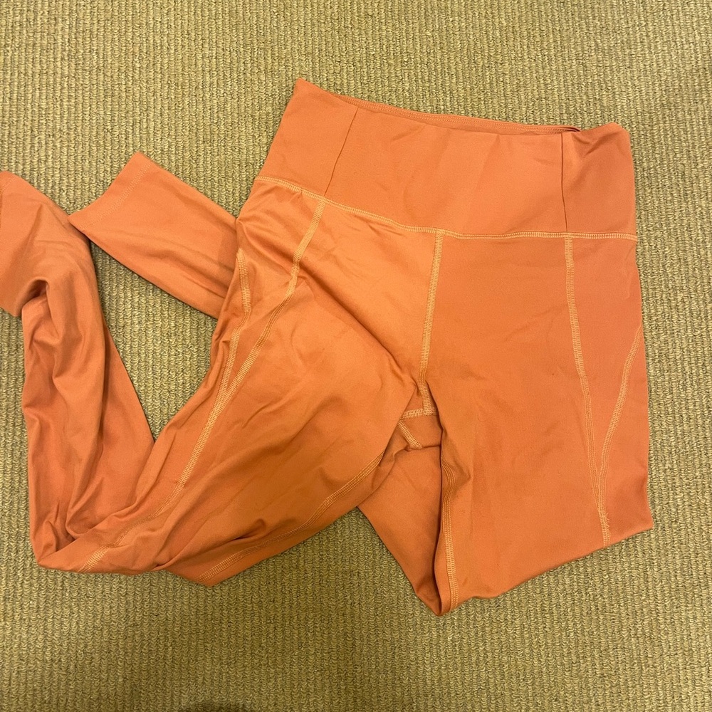 Girlfriend Collective Peach Leggings